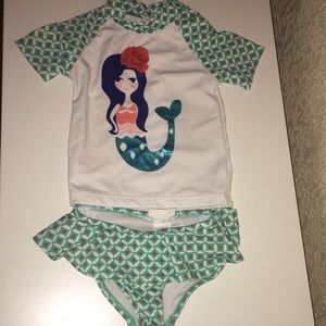 Two piece bathing suit